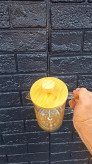 فرنچ پرس طرح دار طلایی